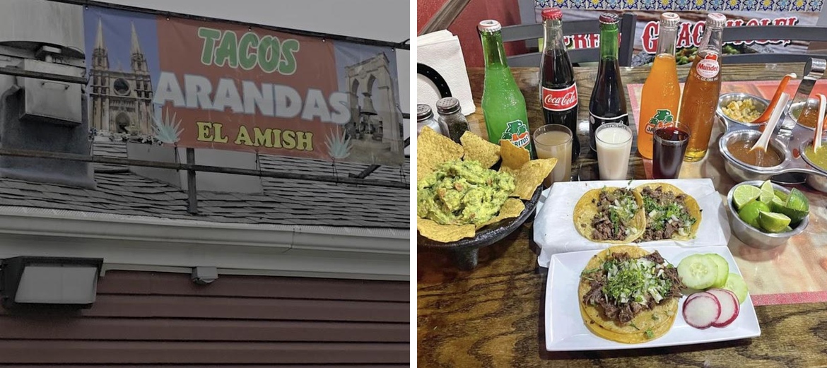 Tacos el Amish Menu